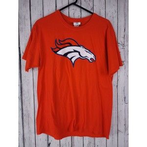 NFL Team Apparel Denver Broncos Peyton Manning #18 T-shirt Shirt Top Size Large